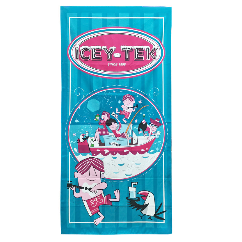Icey-Tek 'Fishing Fun' Beach Towel – Icey-Tek / Cool Boxes UK